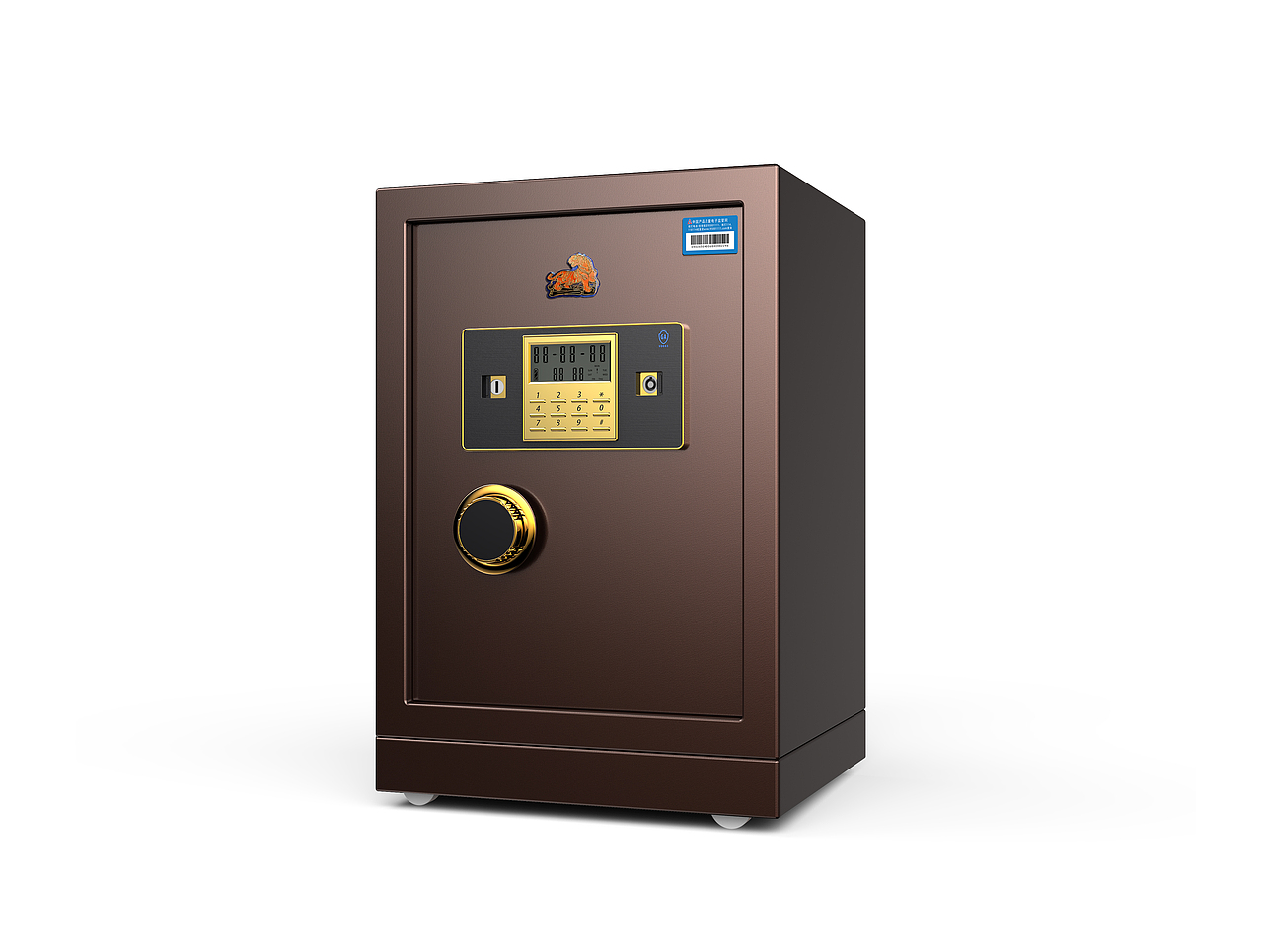 解锁安全新维度 指纹密码保险柜的3D建模与产品渲染