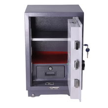 虎牌BGX-MD55全钢电子密码保险柜评测 M系列防盗保管箱的灰白套色魅力